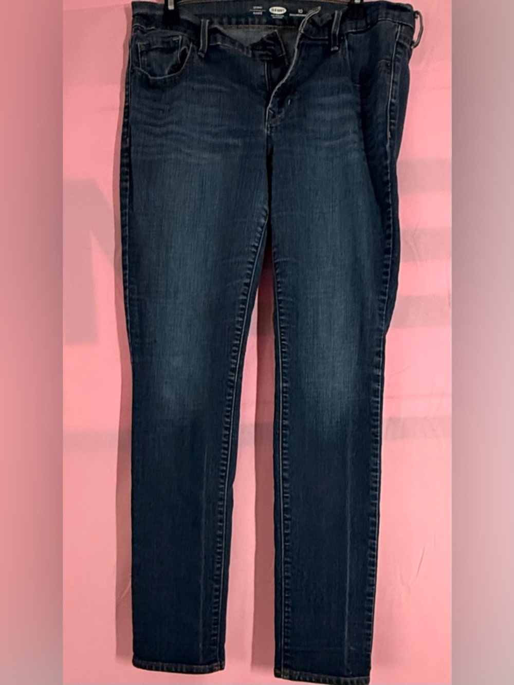 Old Navy Dark Blue Skinny Jeans - Back View